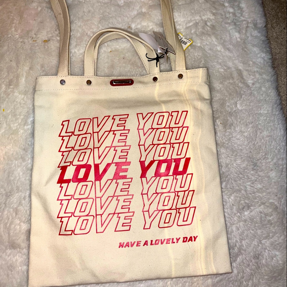 Canvas tote bag by Rebecca Minkoff
